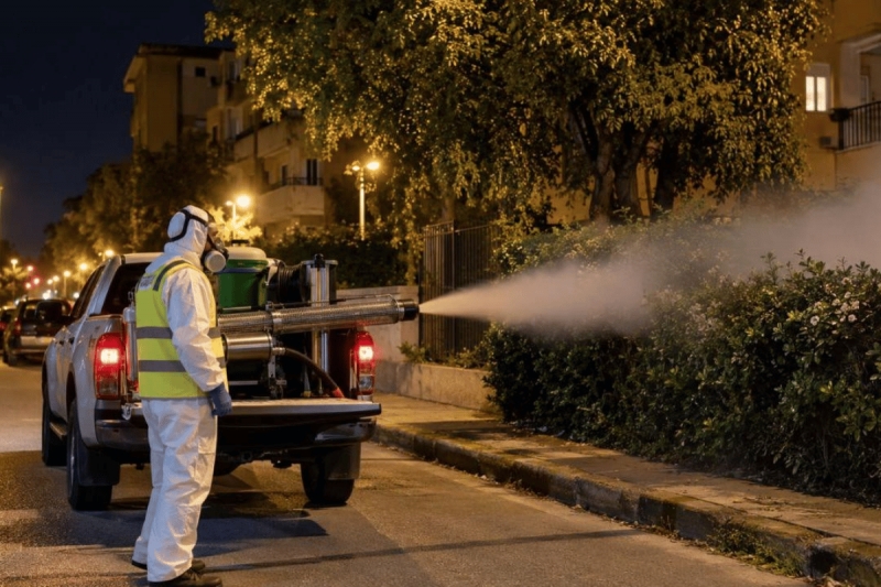 Disinfestazione adulticida: intervento nella notte tra il 25 e il 26 settembre