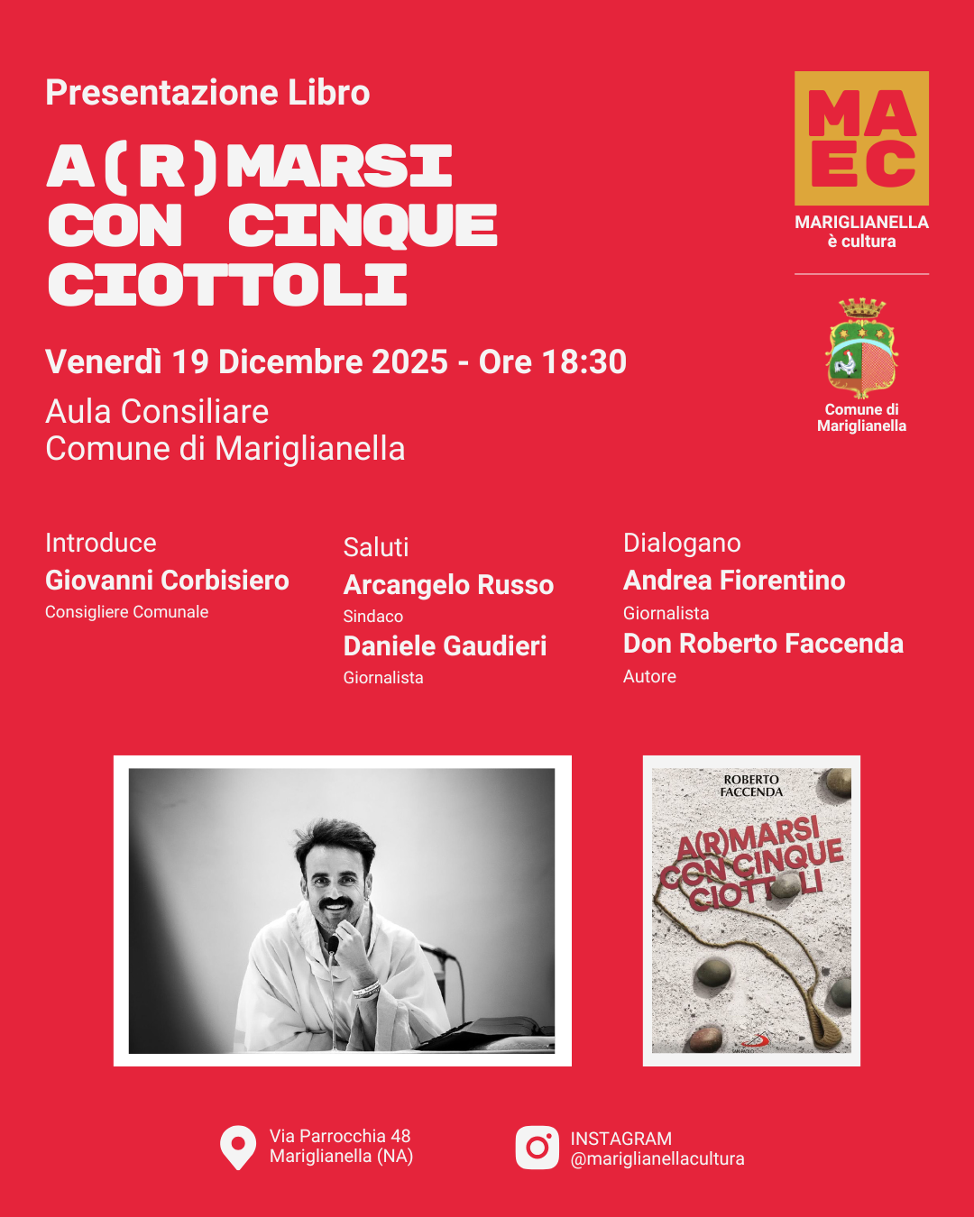 Presentazione Libro: A(r)marsi con cinque ciottoli